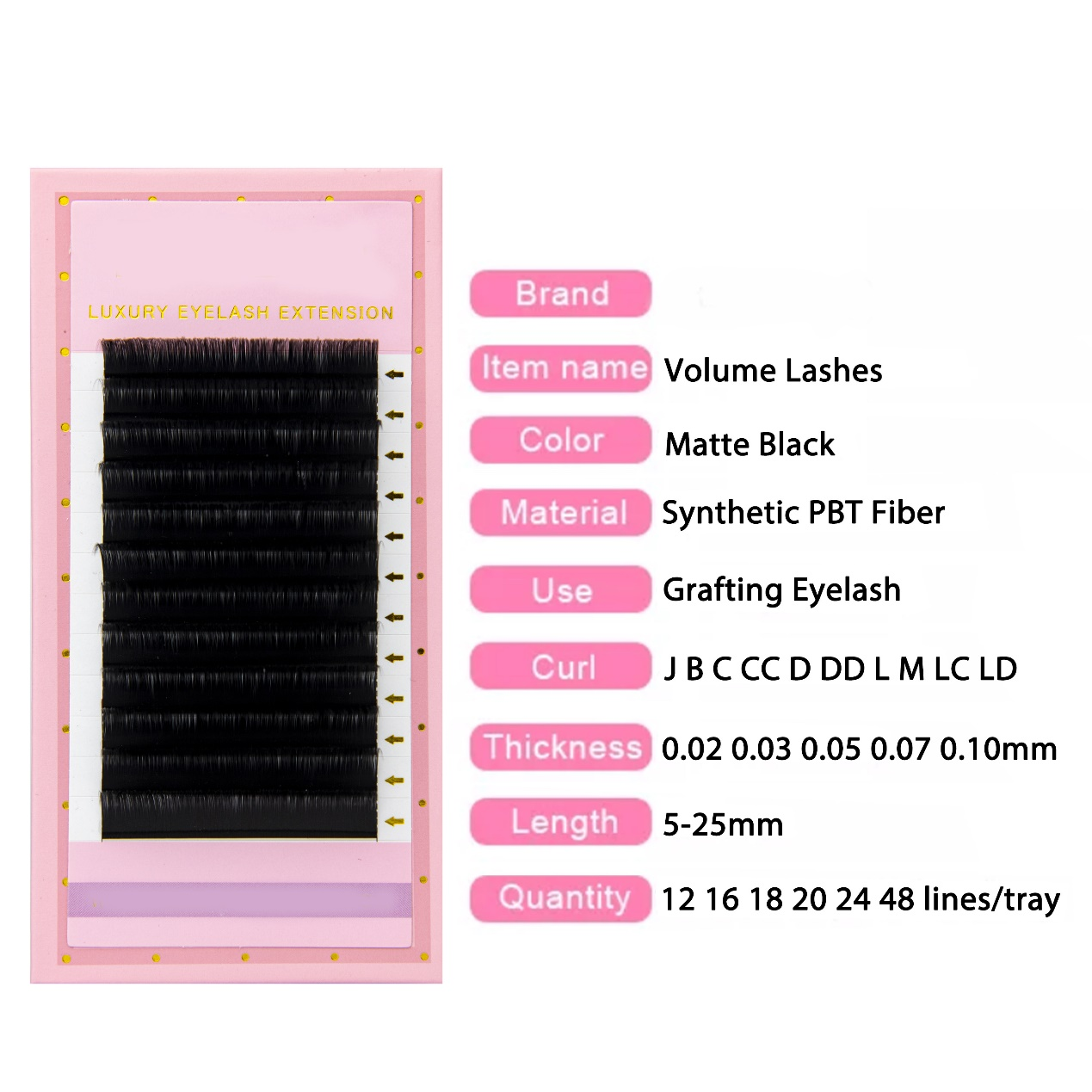 Yy Shaped Cilia Individual Y Wire Eyelash Fluffy Clusters 2D Pre-Made Volume Fans Self Grafted Y Lashes Extension Cilios  