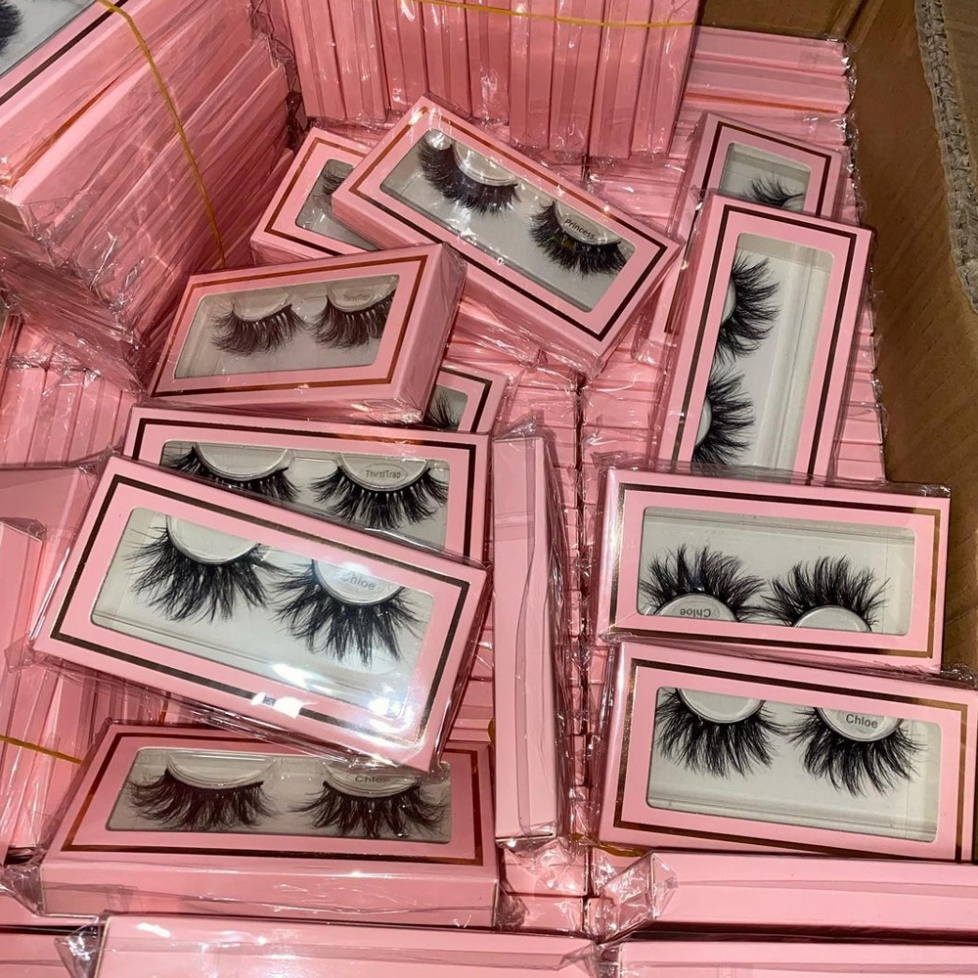 lash wholesale vendor supplier dramatic colored faux mink 5D eyelash  