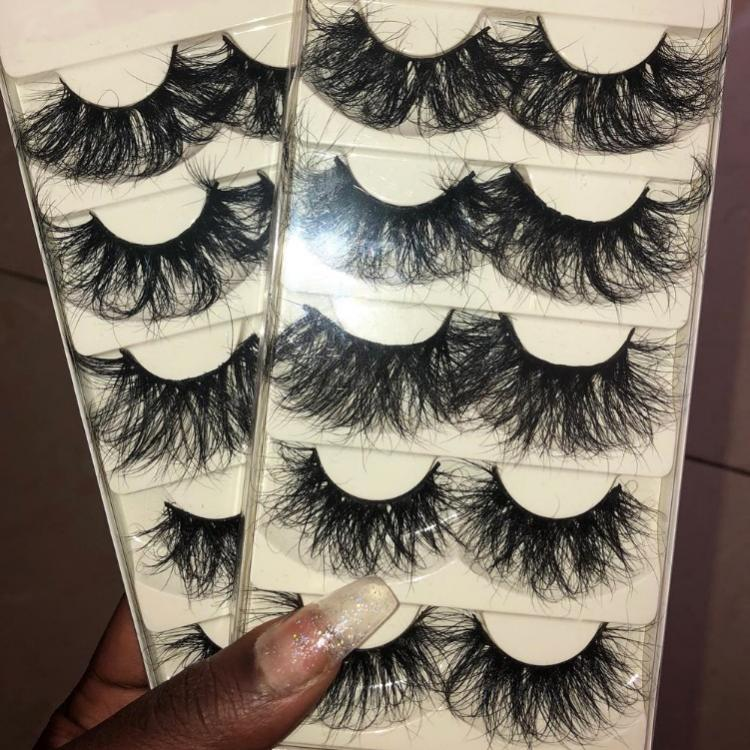 Pecamei Wispy Mink Eyelashes Natural Appearance Eyelashes Thick Eyelashes Fluffy False Eyelashes 18mm long eyelashes Cat Eye Eyelash Fairy appearance 7 pairs of multiple pieces  