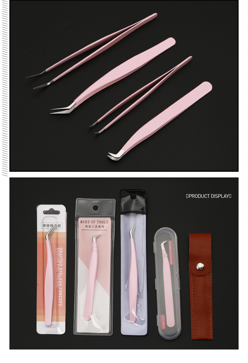 2023 new product Makeup & Tools Eyelash Tweezers false eyelashes & tools lash tools